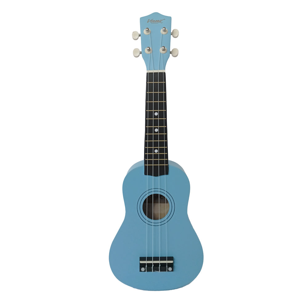 UKELELE CELESTE 21" SOPRANO C/FUNDA VOZZEX VZ-UK/21-BL