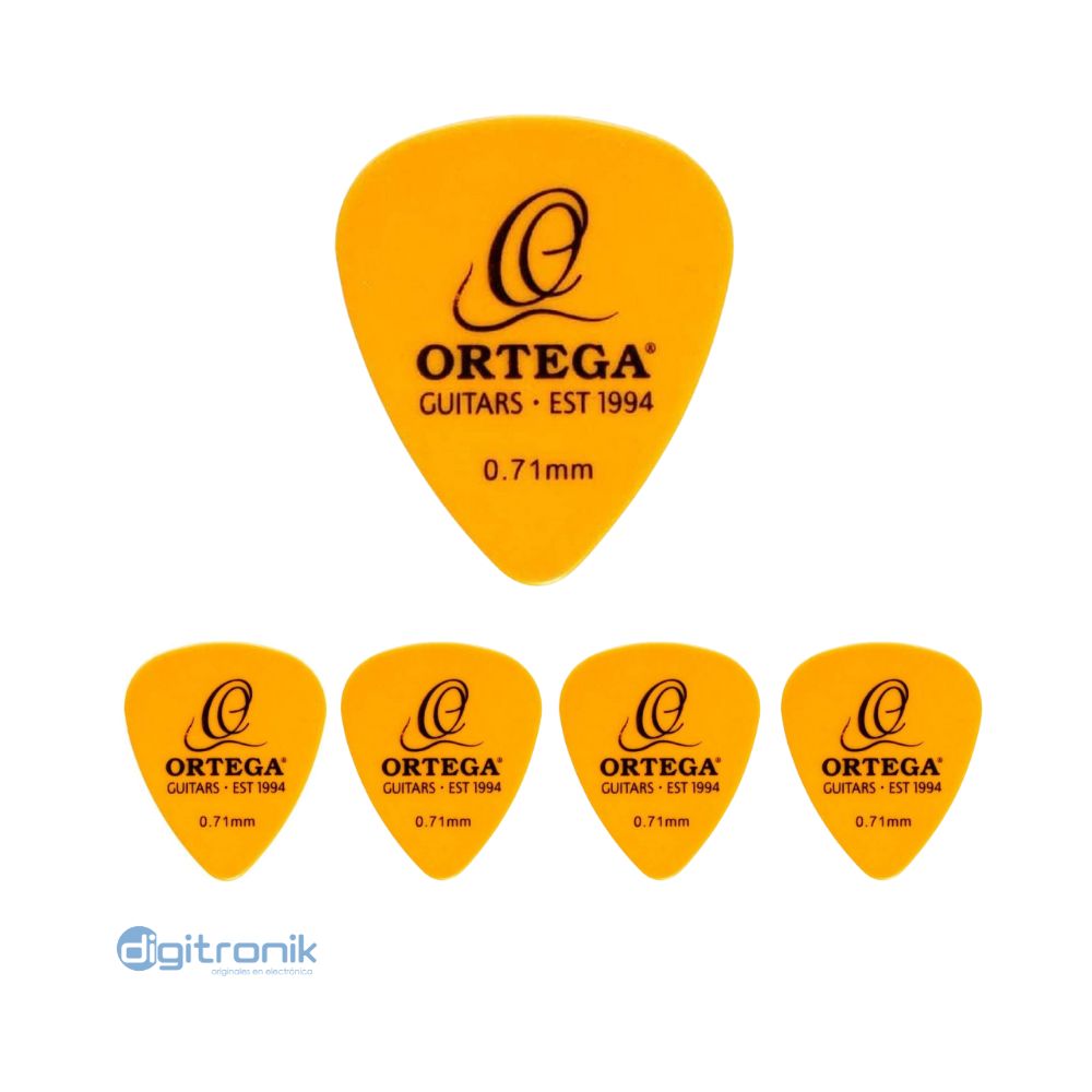 PICKS 20PCS MEDIUM 0.71MM PU20-OGPOR-M