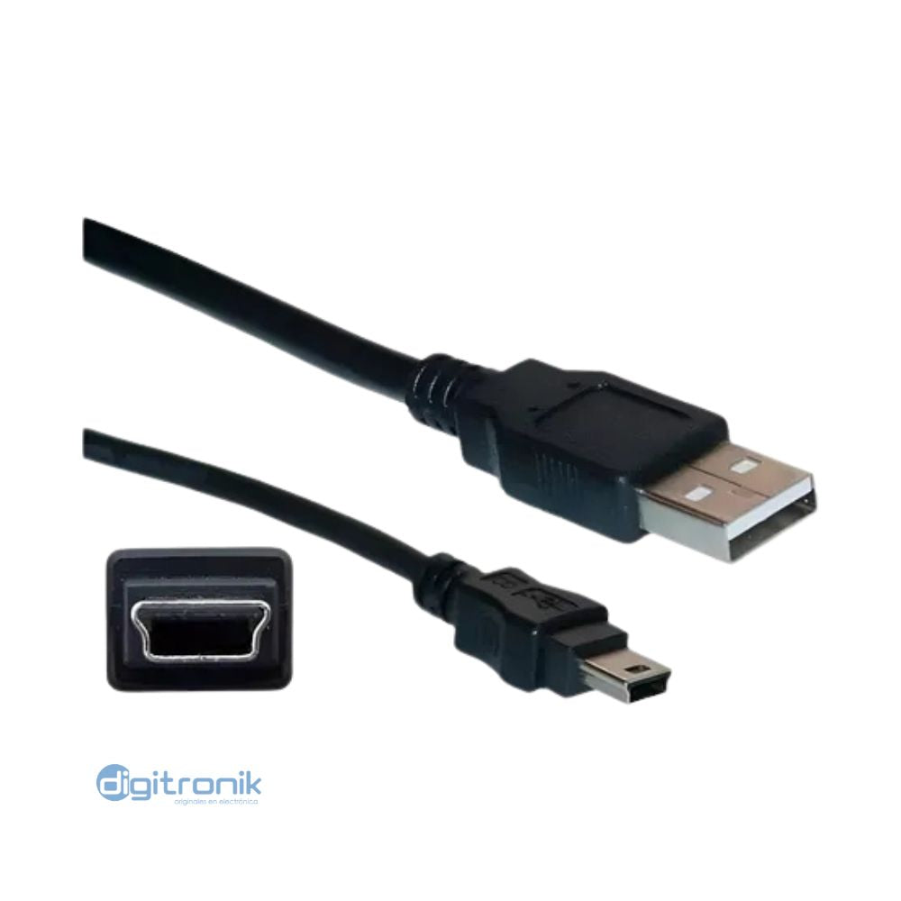 CABLE USB AM A MINI USB SP V2.0 DE 1.20MTS TRAUTECH PE-US0027