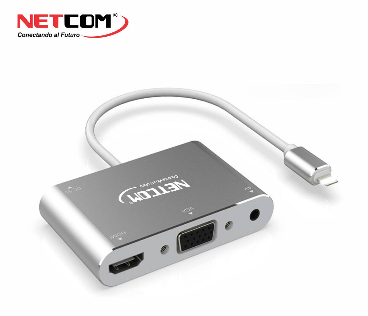 ADAPTADOR LIGHTNINGTO HDMI & VGA & AUDIO PECK0052