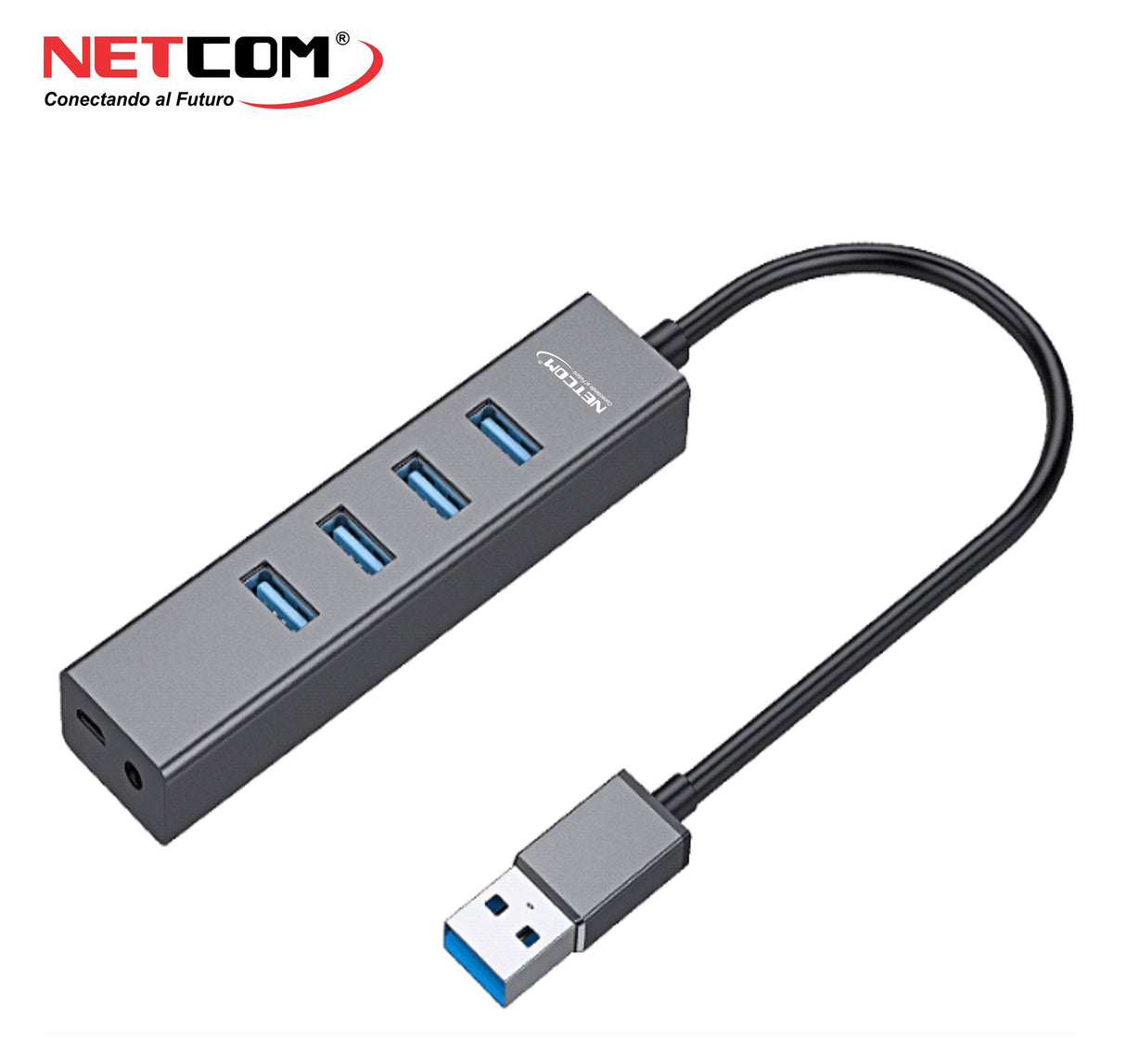 HUB USB 3.0 4 PUERTOS NETCOM PETA0147