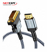 CABLE HDMI A DVI-D 24+1 DE 1.80 MTS FULL HD 1080p - PE-DV0855 NETCOM