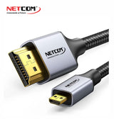 CABLE MICRO HDMI A HDMI DE 1.80 MTS UHD 4K 60Hz V2.0 PE-HD0832 NETCOM