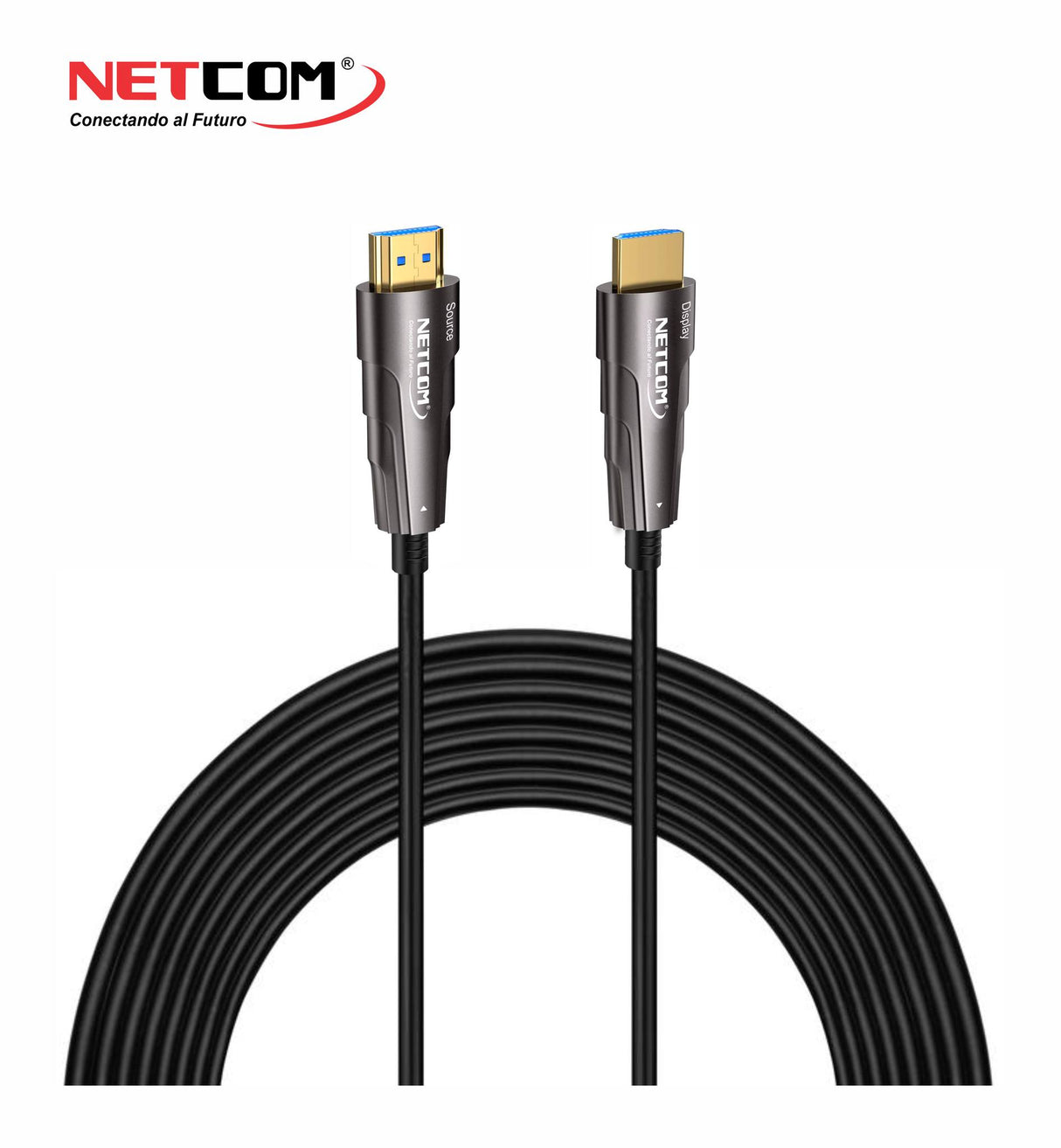 Cable HDMI Premium Fibra Óptica V2.0 de 80 Metros PE-CB0849 NETCOM