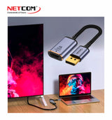 Adaptador DisplayPort a HDMI SUHD 8k a 60Hz PE-VA0320 NETCOM