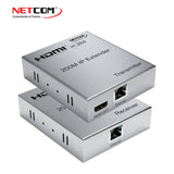 Extender HDMI TCP/IP por Cable CAT5e/6/7 de 200 Mts PE-EIP200 NETCOM