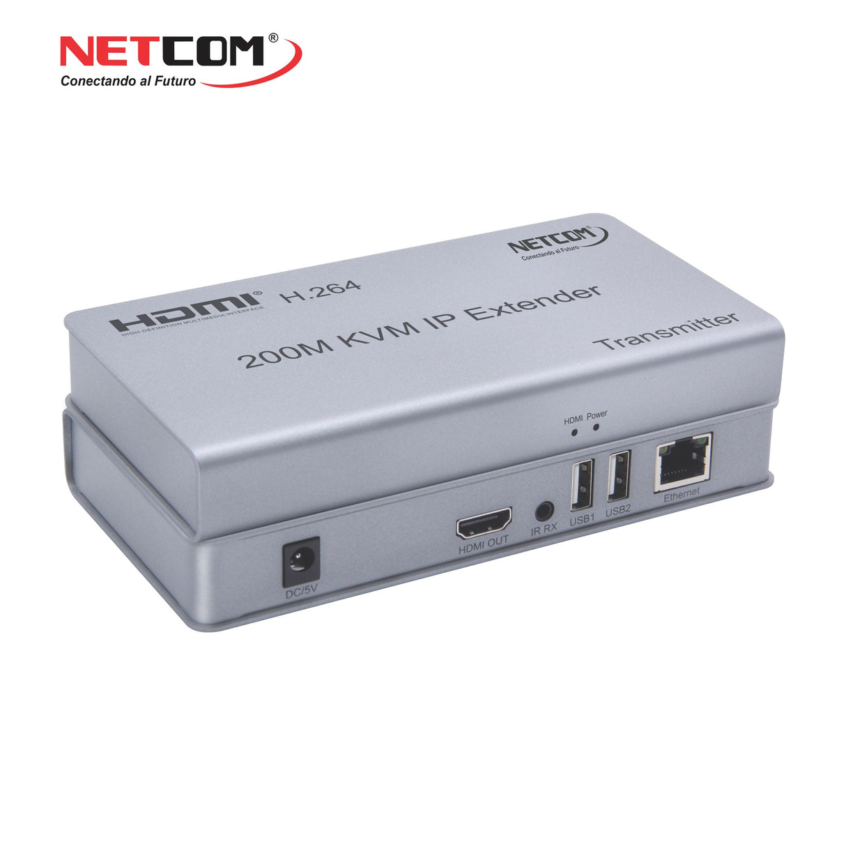 Extender IP KVM HDMI por cable CAT5E/6/7 de 200 Metros PE-EXU200 NETCOM