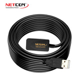 Extensión Activa USB 2.0 de 12 Metros PE-UA0312 NETCOM