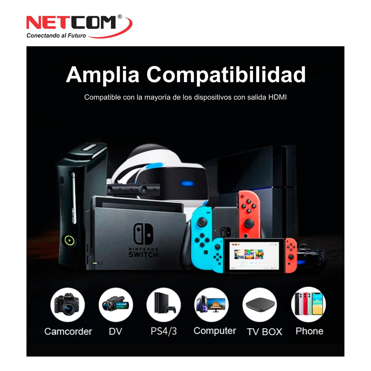 Capturador de Video HDMI – Live Streaming PE-EL0286 NETCOM