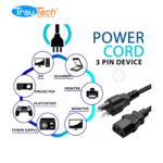 CABLE PODER DE ALIMENTACION 5MTS 7MM PE-AC0038 TRAUTECH