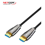 Cable HDMI Premium Fibra Óptica V2.0 de 100 Metros PE-CB0850 NETCOM