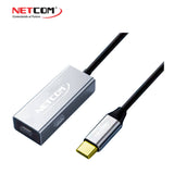 Cable Extensión USB-C Activo de 5 Metros PE-EX0205 NETCOM