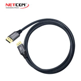 Cable Premium DisplayPort V2.0 de 1.80 Metros PE-DP0202 NETCOM