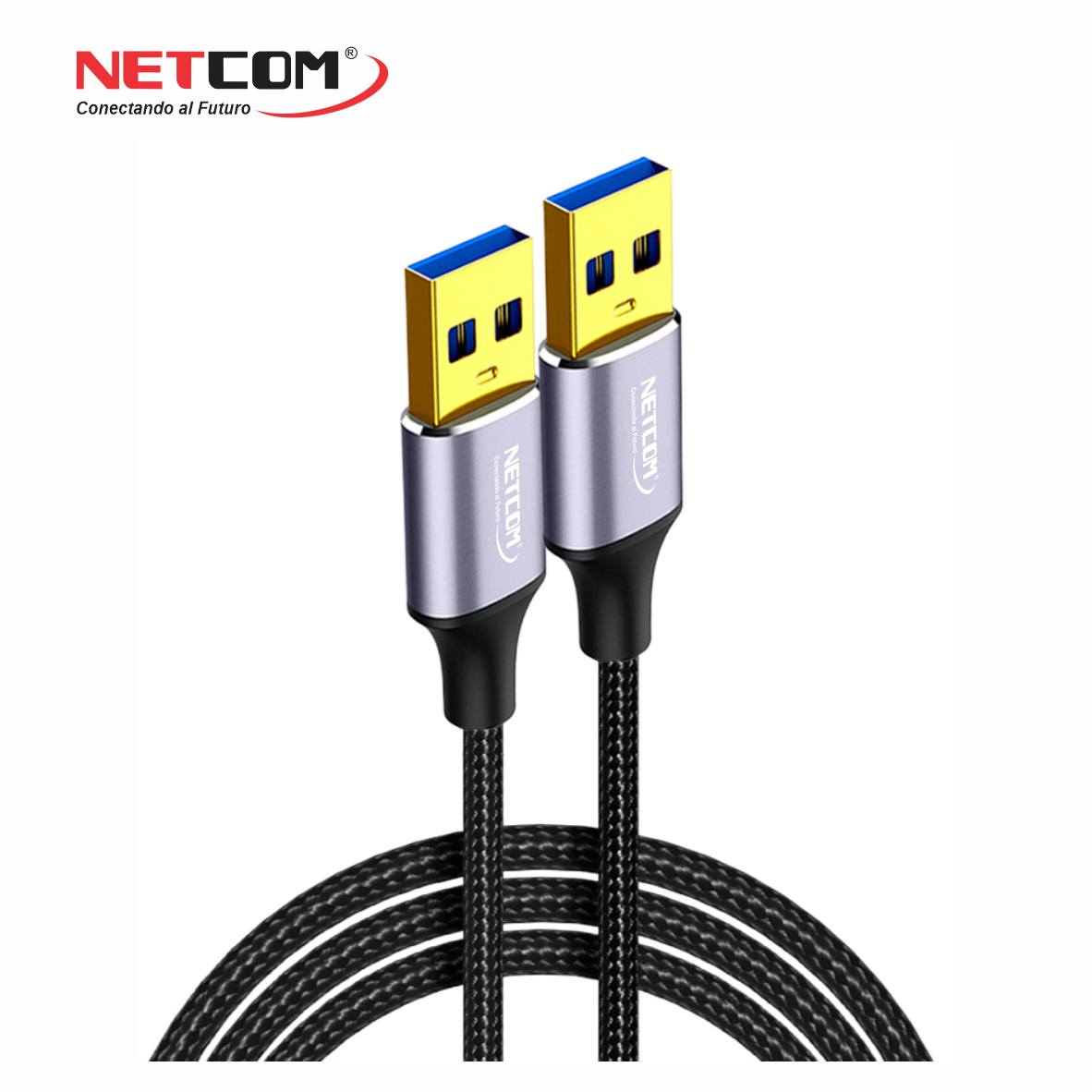 Cable USB 3.0 Macho a Macho de 1.80 Metros PE-US0032 NETCOM