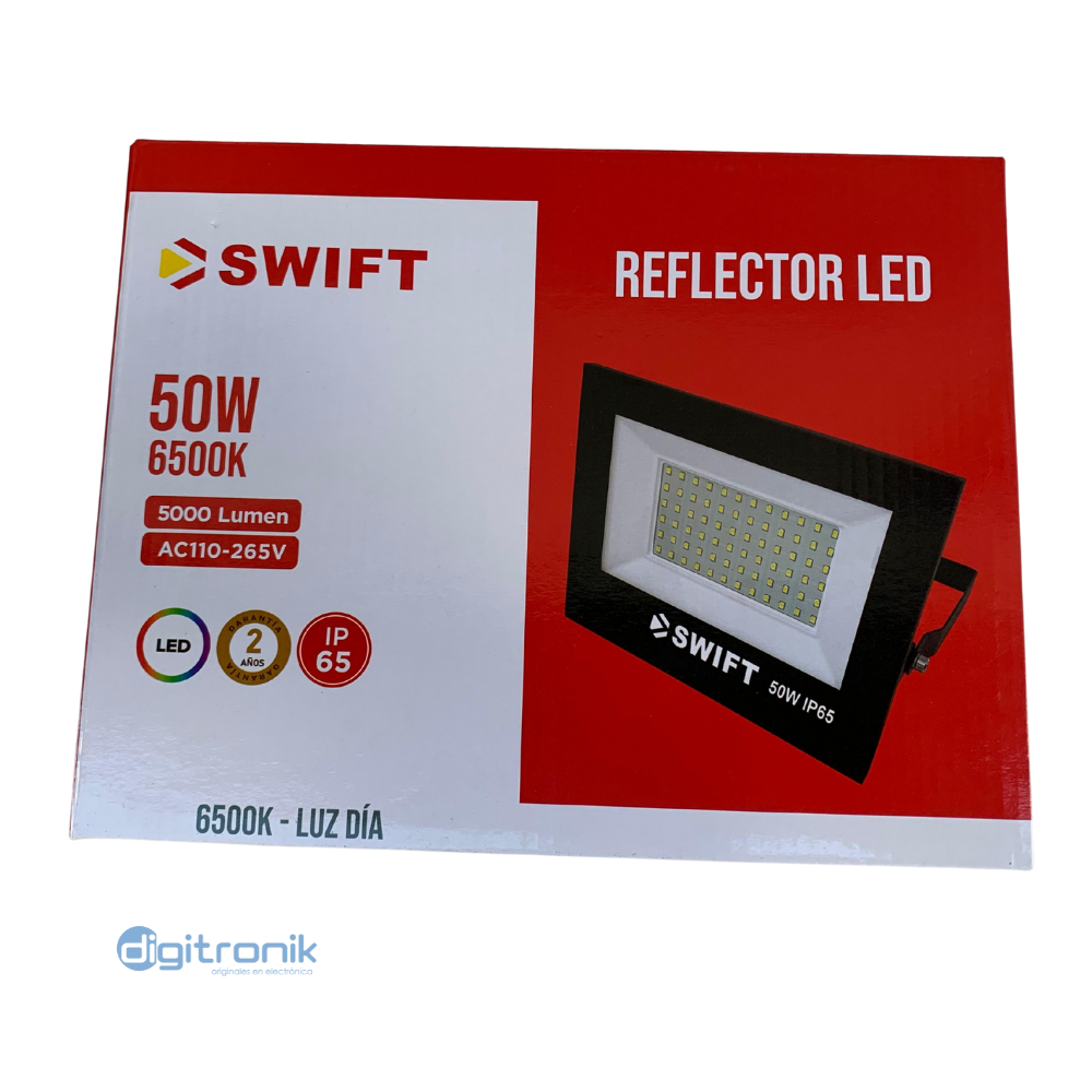 REFLECTOR LED 50W 100LM/WATT 6500K-SWIFT AC180-265V IP65 XTG001A