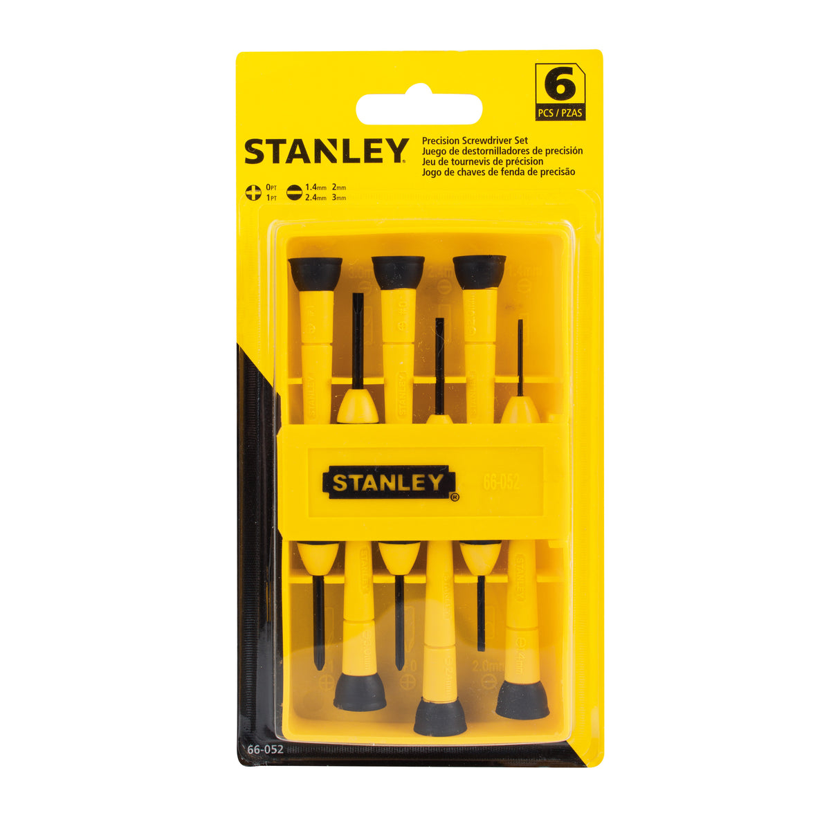 Juego destornilladores de precision x 6 pza Stanley 66052