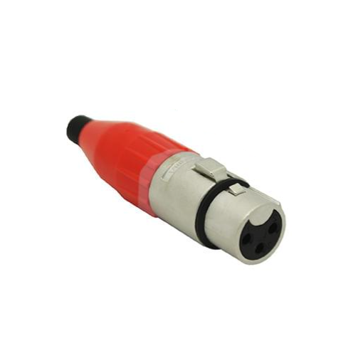 JACK XLR CANON AEREO ROJO 3P AC3F-RED AMPHENOL