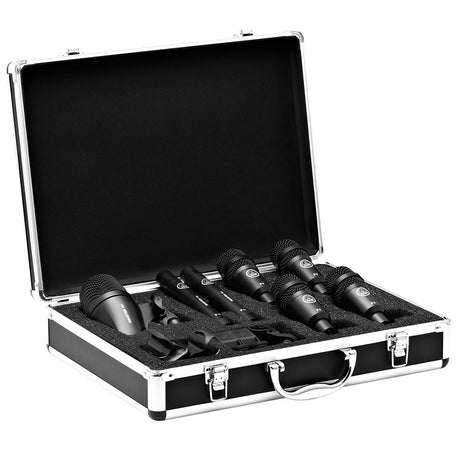 SET DE MICROFONOS PARA BATERIA AKG 04 P4 04 H440 HOLDER DRUM SET SESSION