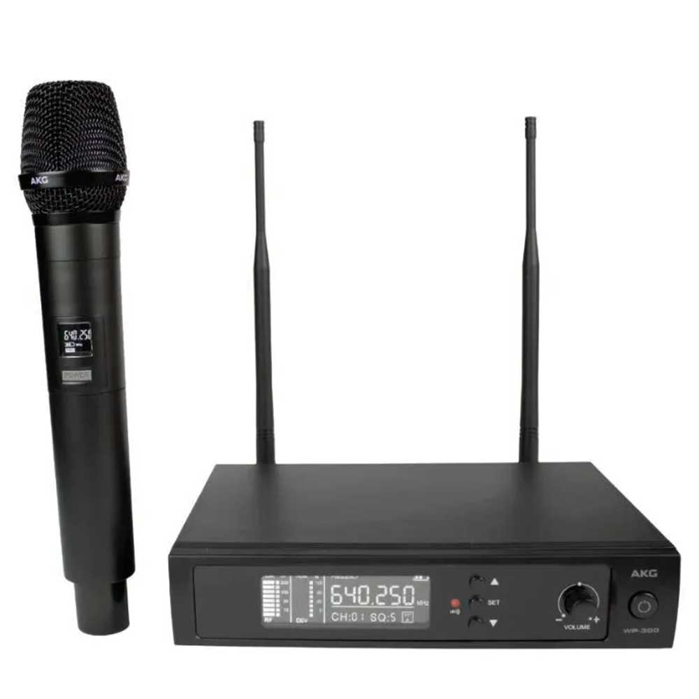 MICROFONO INALAMBRICO DE MANO UHF MULTIFRECUENCIA WP300 AKG