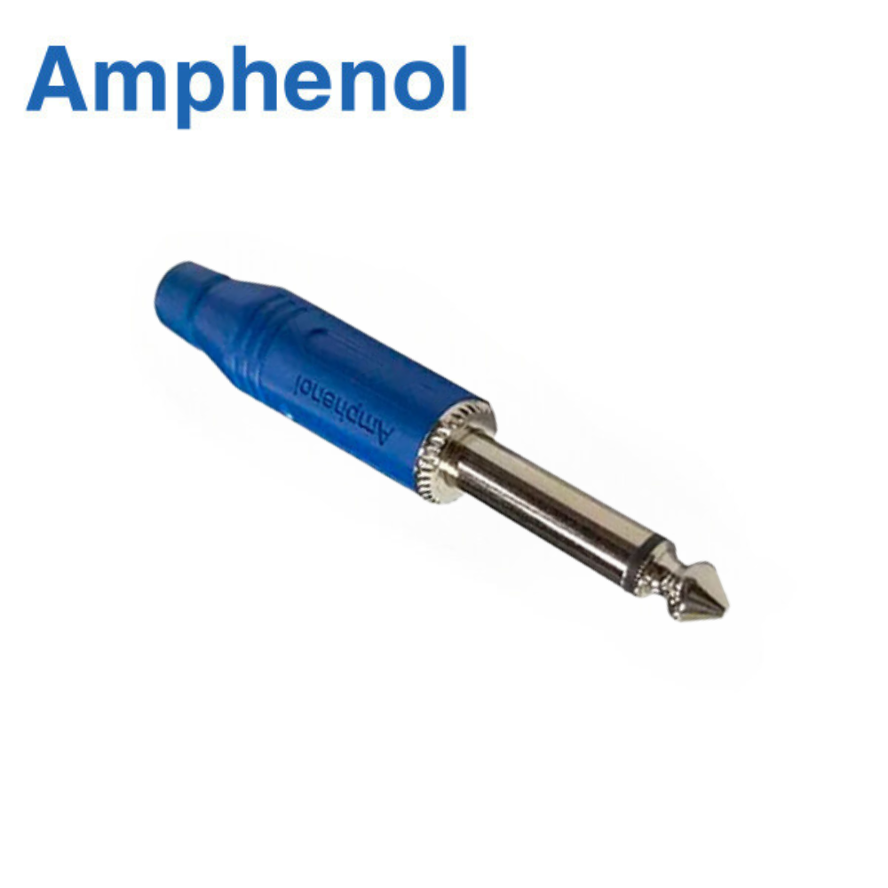 PLUG NONO DE 1/4" AZUL ACPM-GL AMPHENOL