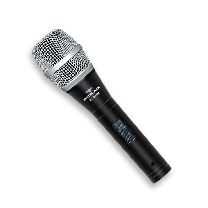 MICROFONO VOCAL DINAMICO UNIDIRECCIONAL BATBLACK BT-545M