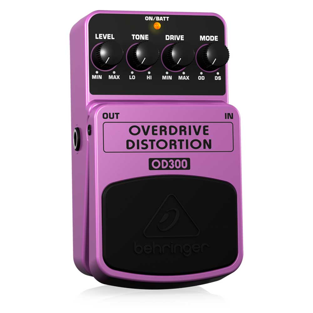 PEDAL DE EFECTOS OVERDRIVE/DISTORSION BEHRINGER OD300