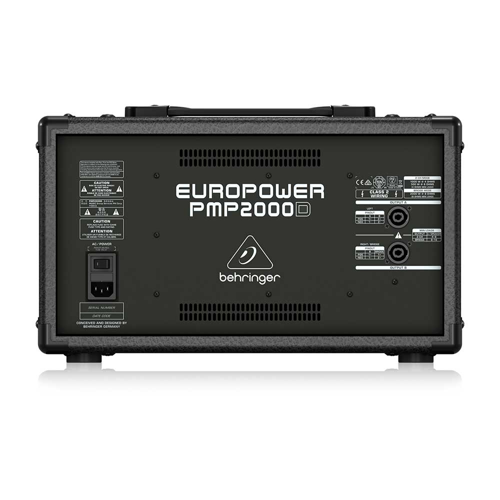 CONSOLA AMPLIFICADA BEHRINGER PMP2000D STEREO 9+1 CANAL 2 X 1000W PMP-2000D