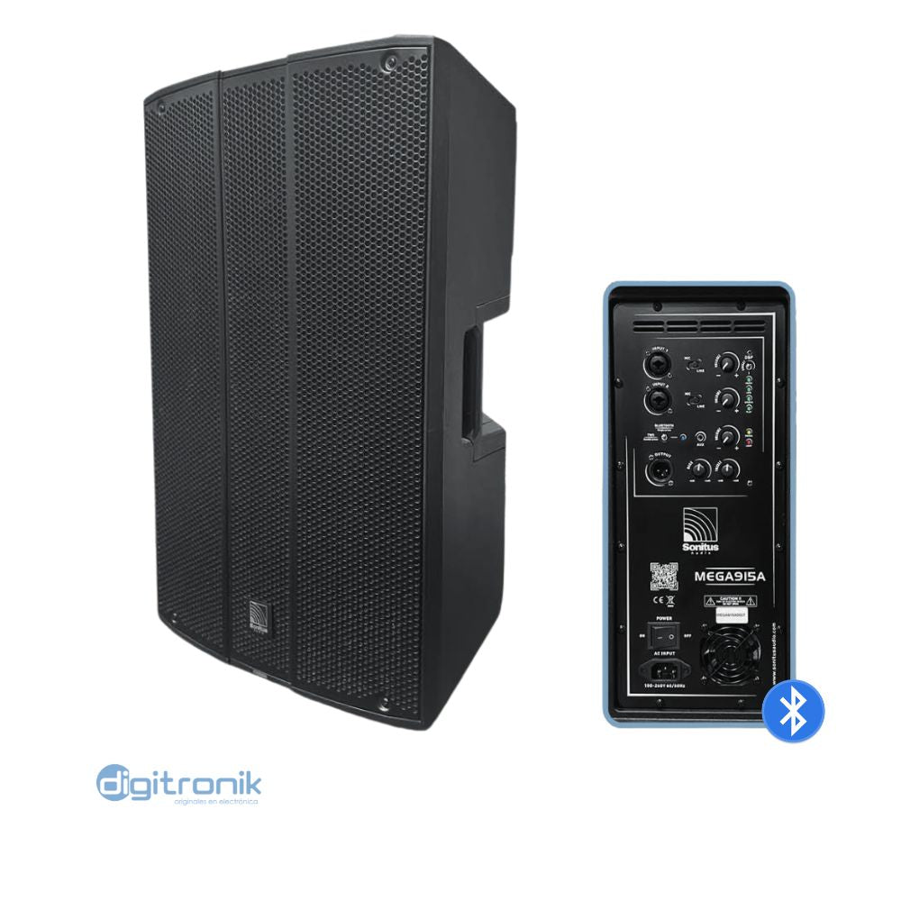 SONITUS TOBY915PRO-U PARLANTE ACTIVO 15" 2100W USB Y BT