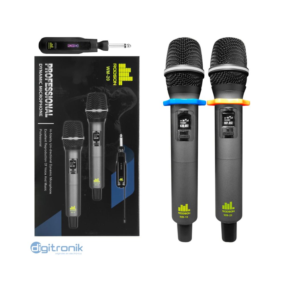 SET DE MICROFONO RODSON WM-20 NEW