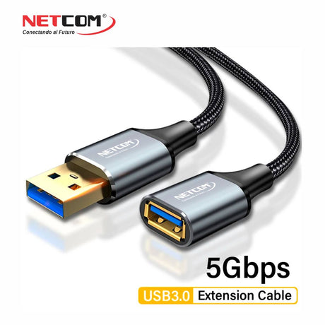 Cable Extensión USB 3.0 de 1.80 Metros PE-CA0092 NETCOM