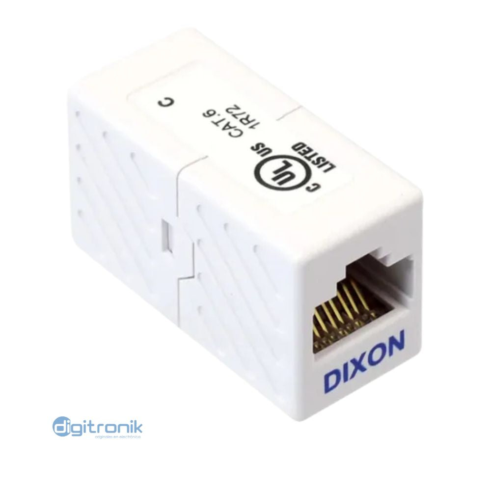 DIXON ACOPLADOR RJ45/RJ45 CAT.6 BLANCO JE315A-CE/WH