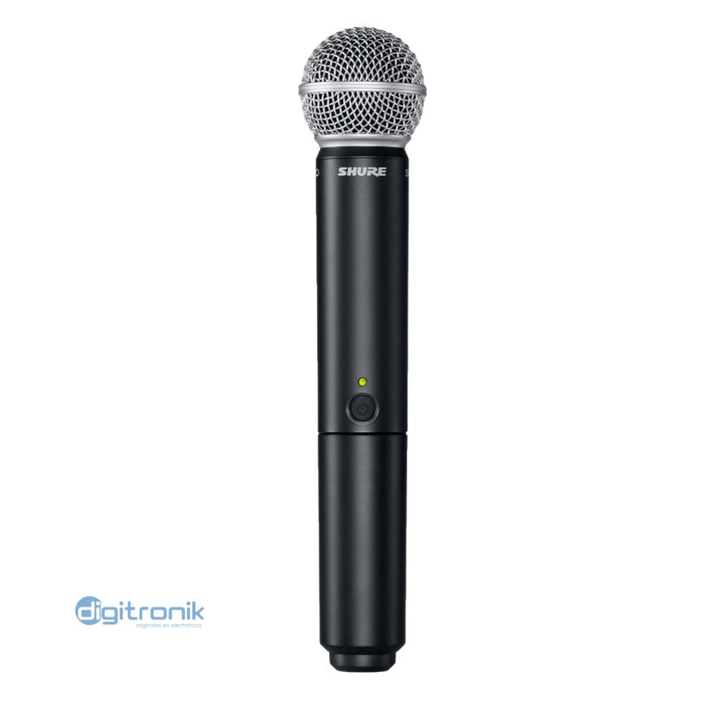 SISTEMA INALAMBRICO DE MANO CON SM58 SHURE BLX24R/SM58