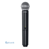 SISTEMA INALAMBRICO DE MANO CON SM58 SHURE BLX24R/SM58