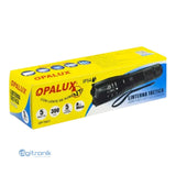 LINTERNA TACTICA 5W OPALUX 300LM, 5 MODOS, IP64 OP-T6G1
