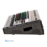 CONSOLA AMPLIFICADO 12 CANALES BATBLACK 2000W BT-PM1200