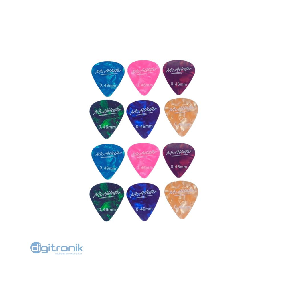 UÑAS DELGADAS PARA GUITARRA PG46N