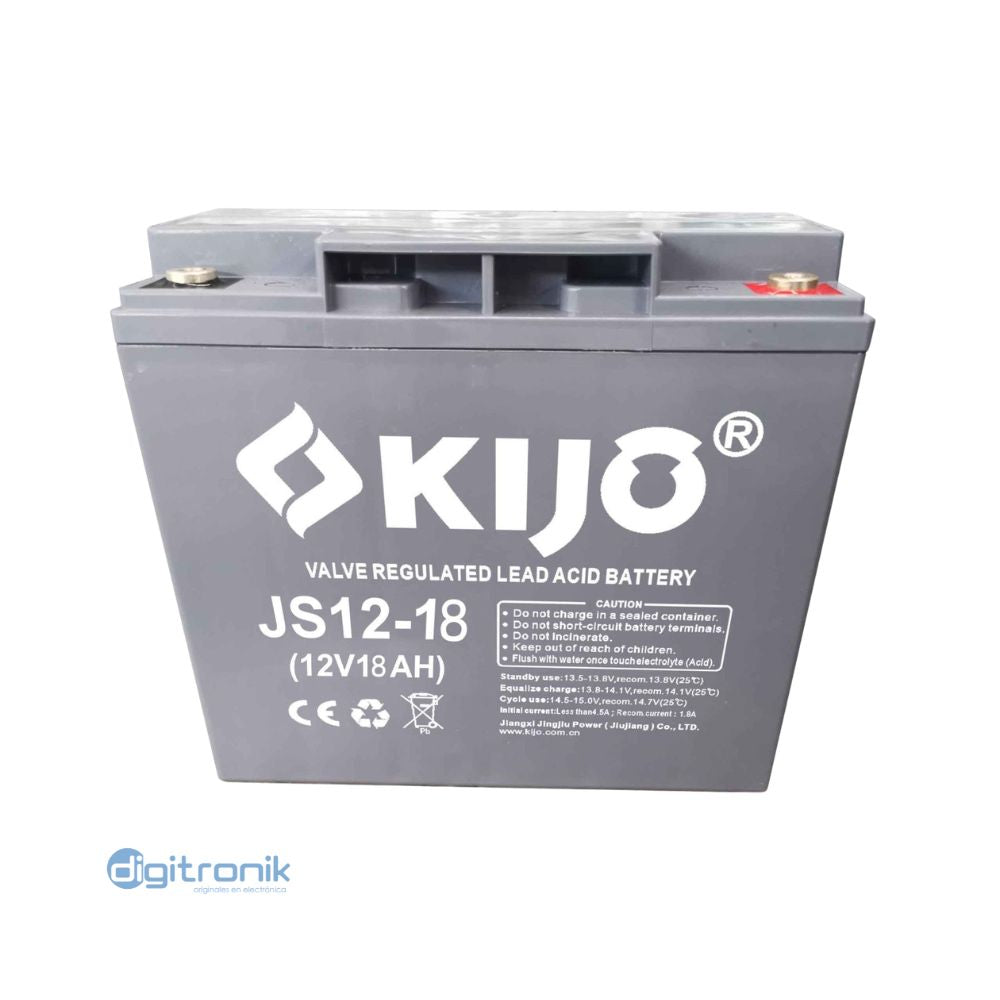BATERIA 12V 18AH KIJO JS12-18