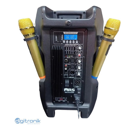 PARLANTE ACTIVO 10 USB BT 2 MIC UHF MRS MRS-4610ABW