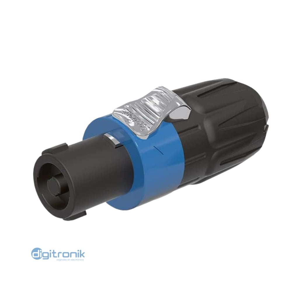 CONECTOR SPEAKON 4 PINES AZUL SEETRONIC SL4FX-N