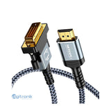 CABLE HDMI A DVI-D 24+1 DE 1.80MTS FULL HD 1080P NETCOM  PE-DV0855