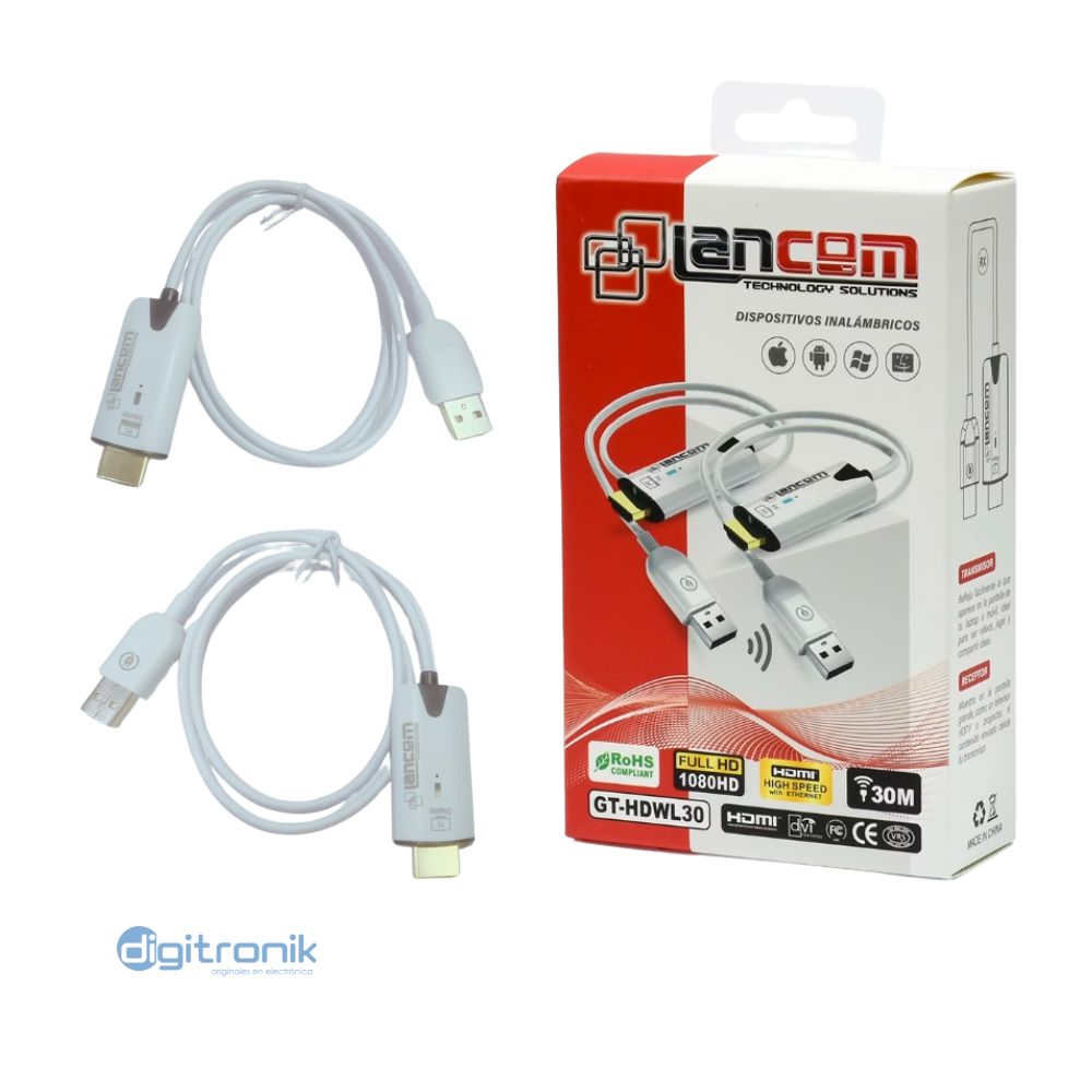 EXTENDER HDMI INALÁMBRICO 30M ZZ-GT-HDWL30 LANCOM