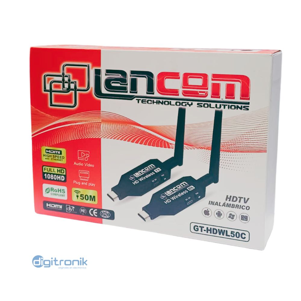EXTENDER HDMI INALÁMBRICO 50M ZZ-GT-HDWL50C