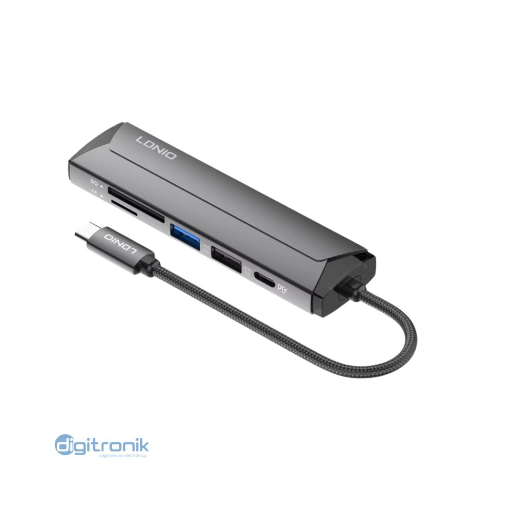 HUB USB C 6 IN 1 LDNIO DS-56H