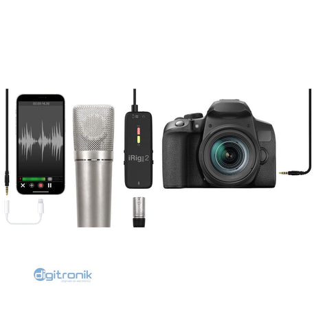IK MULTIMEDIA IP-IRIG-PRE2-IN PREAMPLIFICADOR DE MICROFONO/XLR