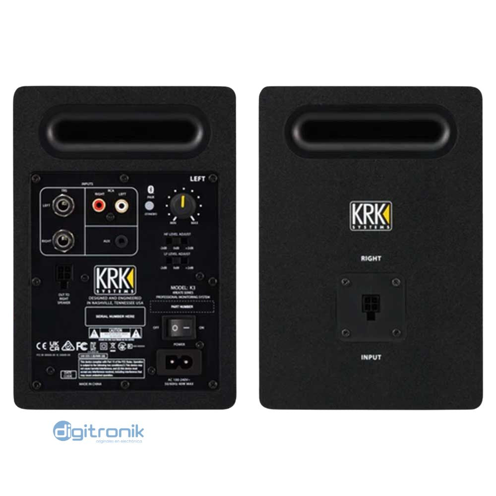 K3-EU KRK KREATE 3 MONITOR DE ESTUDIO (PAR)