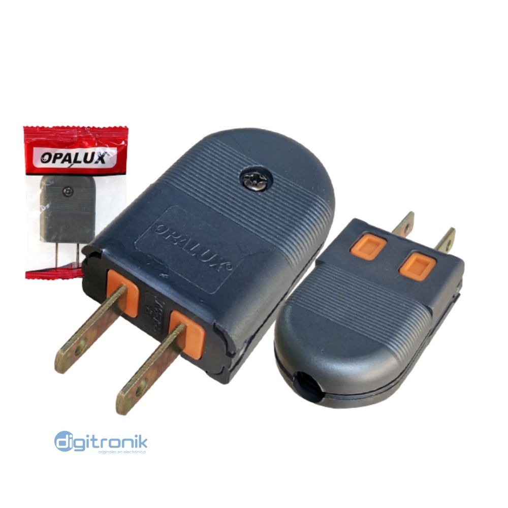 ENCHUFE SIMPLE PLANO 2P 15AMP OPALUX OP-P18