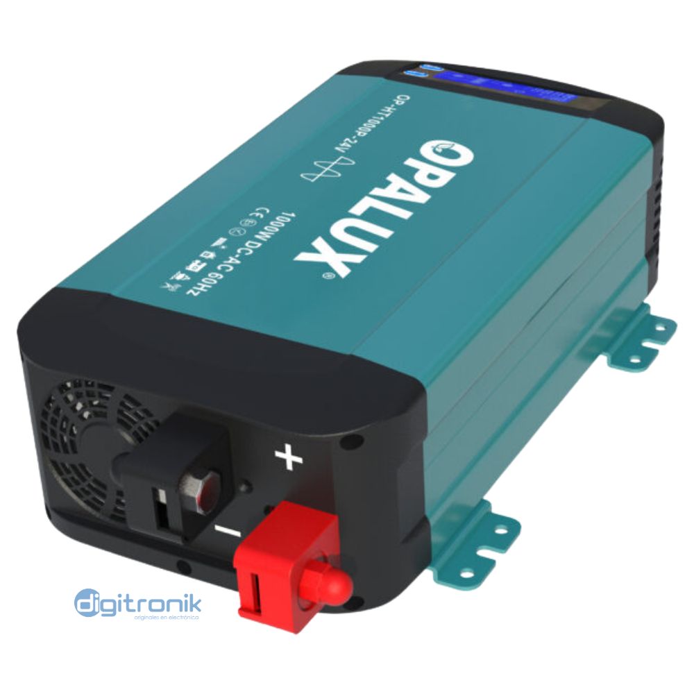INVERSOR ONDA SENOIDAL PURA 1000W 24VDC - 220VAC OPALUX OP-HT1000P-24V