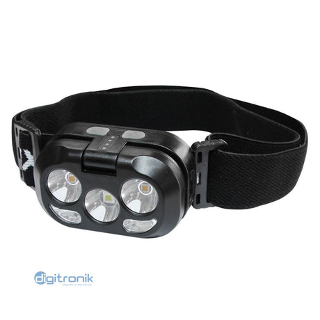 LINTERNA FRONTAL RECARGABLE CON SENSOR OPALUX 5W OP-9109