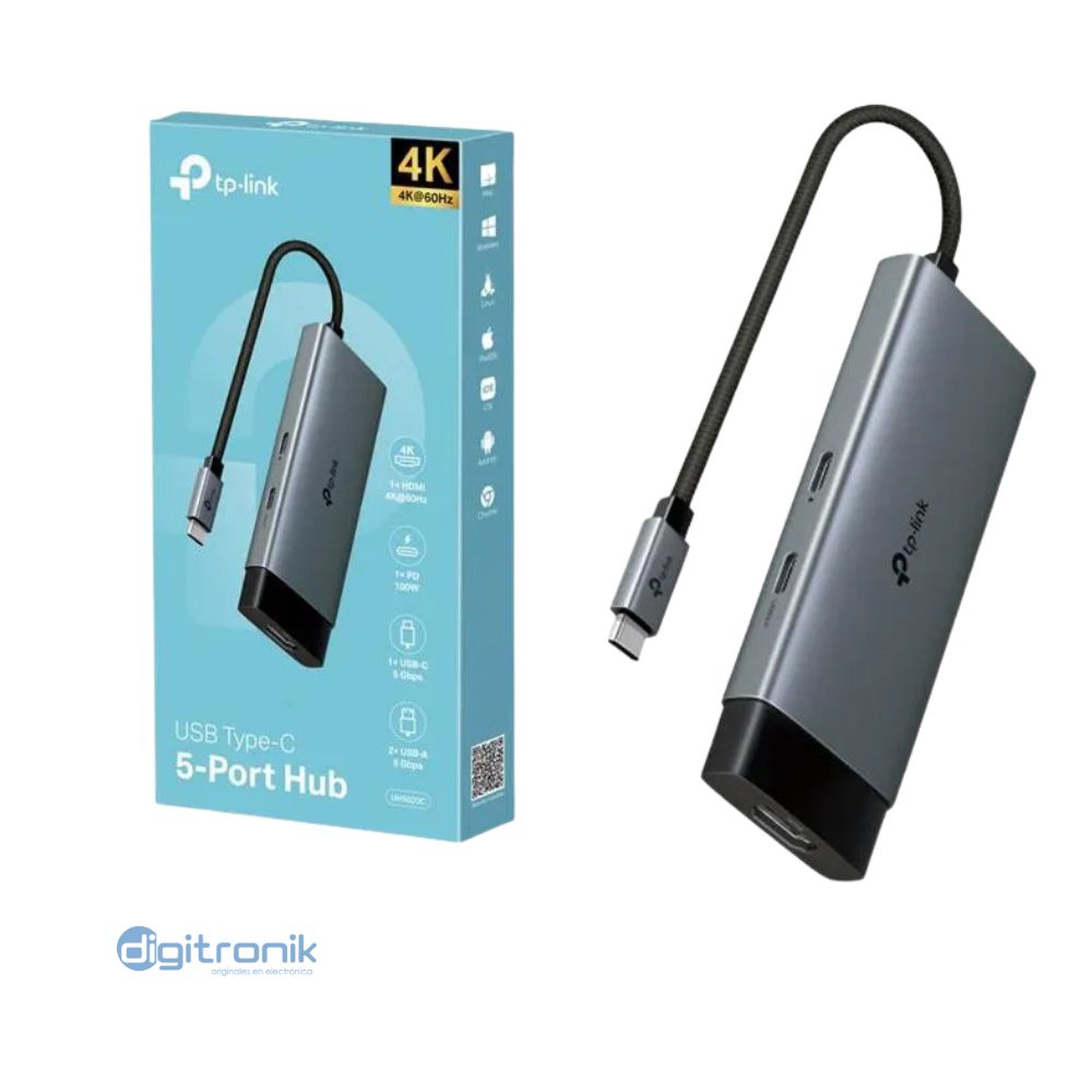HUB USB TIPO C 5 EN 1 TP-LINK UH5020C