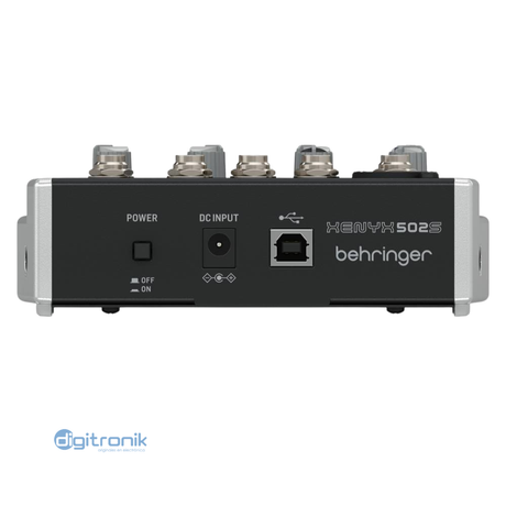 MIXER DE 5 ENTRADAS CON INTERFAZ USB BEHRINGER 502S